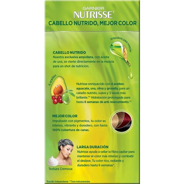 Dorso pack tono Tono 51 Castaño Claro Ceniza Nutrisse Regular